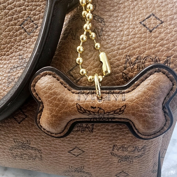 MCM Brown Satchel Bag - Picture 10 of 14